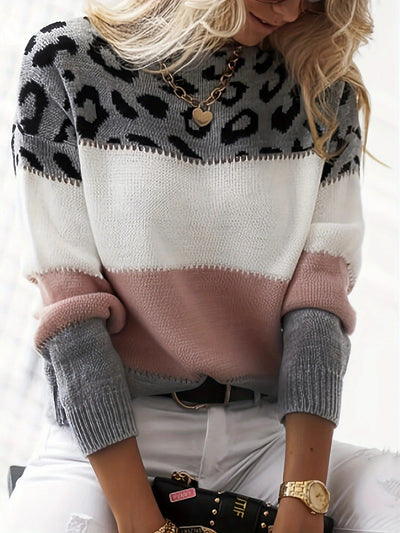 Clara | Elegant Leopard Sweater