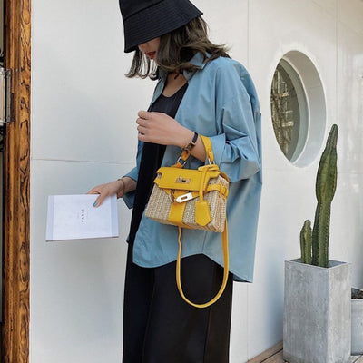 Vintage Woven Handbag