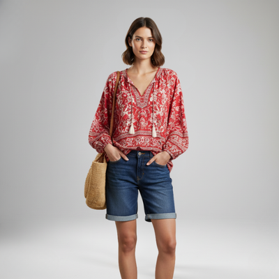 The Savannah Boho Blouse