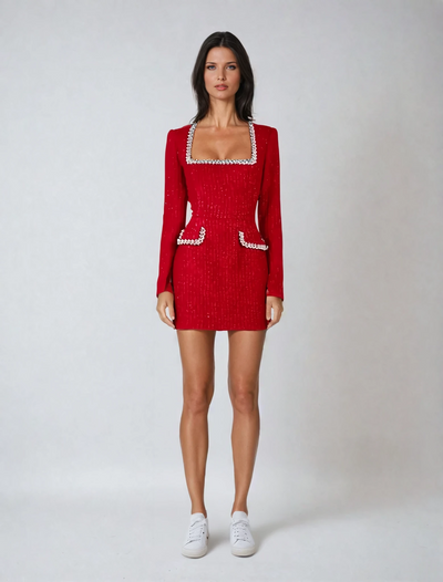 Maria | LONG SLEEVE SLICK DRESS