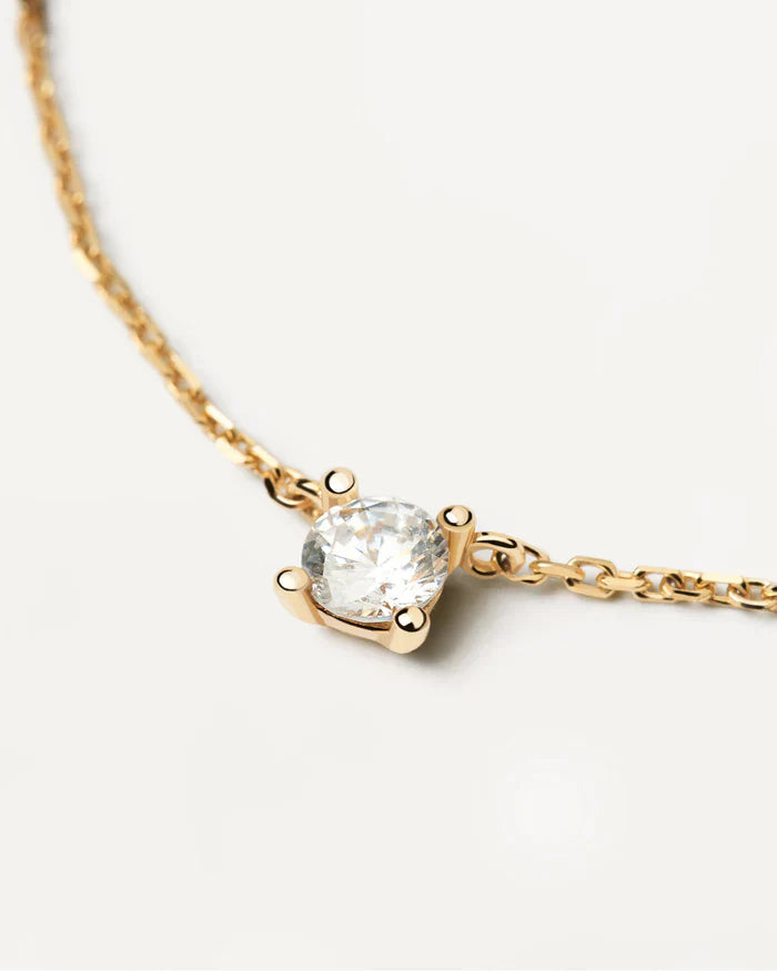 Lustre Solitaire Necklace