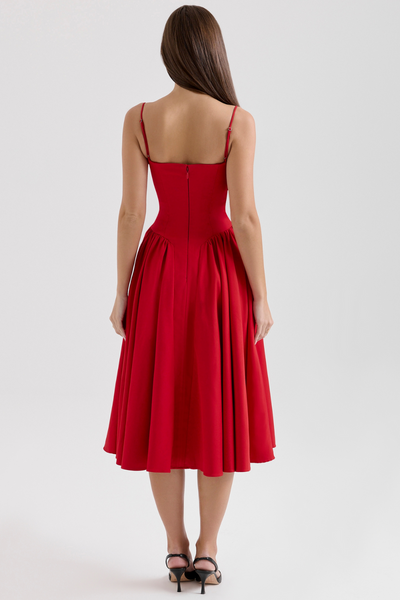 Maissa - Elegant Sleevelss Midi Dress