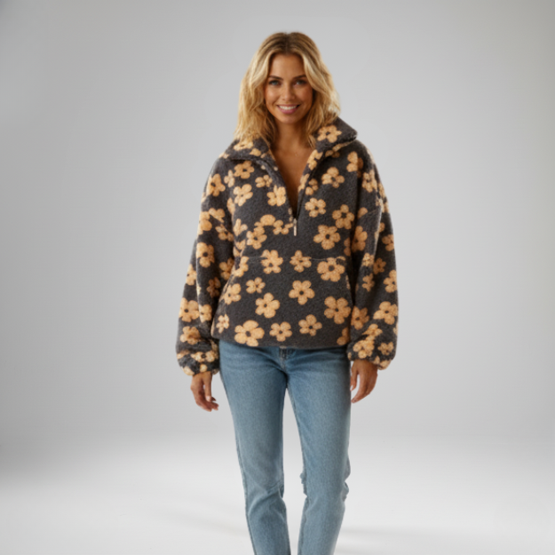 Aysha | Fleece Bloom Sweater