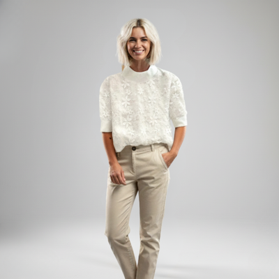 DANIELLE COLLARED BLOUSE