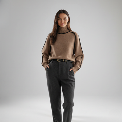 Malia | Chic Designer Turtleneck Knit
