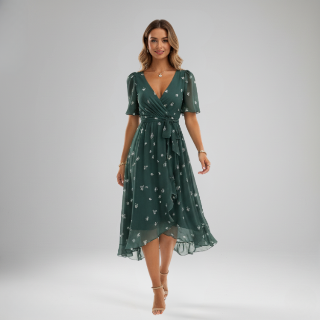 Carol | Elegant Colorfoul Dress