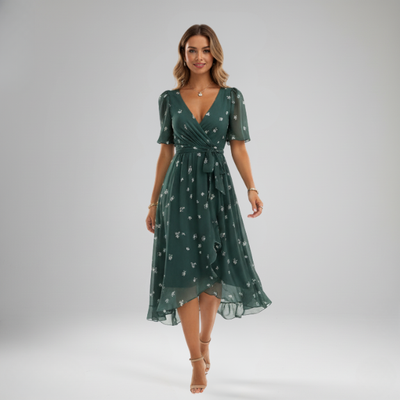 Carol | Elegant Colorfoul Dress
