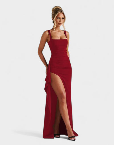 Alira – Elegant Split Maxi Dress