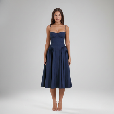Maissa - Elegant Sleevelss Midi Dress