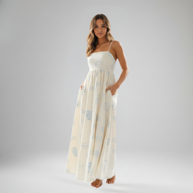 The Boho Charm Maxi Dress