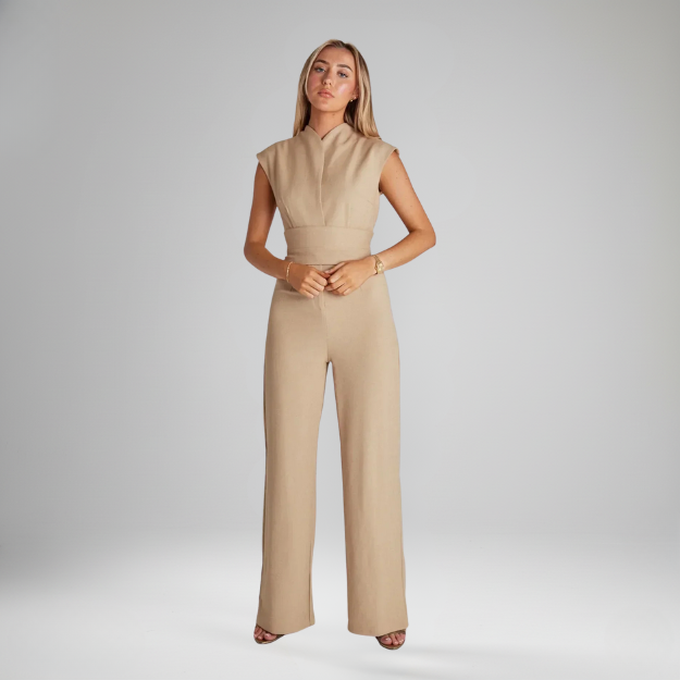 Sculpted Muse Tailored Jumpsuit